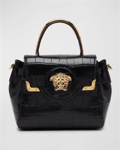 versace metallic bag|versace la medusa bag.